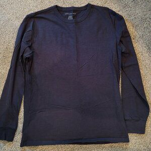 American Eagle Mens Medium Navy Long Sleeve Standard Fit Shirt